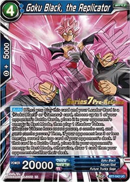 Goku Black, the Replicator — Assault of the Saiyans Pre-Release Cards card