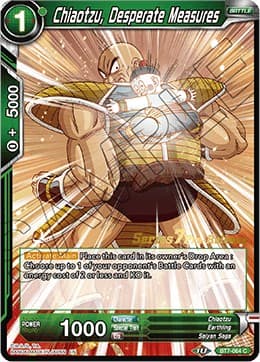Chiaotzu, Desperate Measures — Assault of the Saiyans Pre-Release Cards card