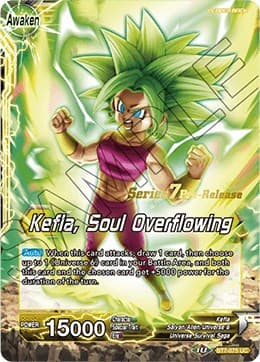 Caulifla & Kale // Kefla, Soul Overflowing — Assault of the Saiyans Pre-Release Cards card