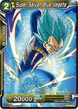 Super Saiyan Blue Vegeta — Assault of the Saiyans Pre-Release Cards card