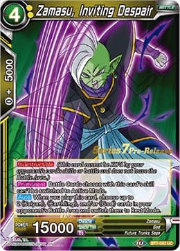 Zamasu, Inviting Despair — Assault of the Saiyans Pre-Release Cards card