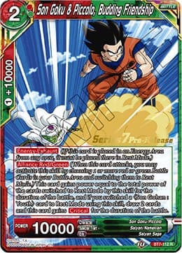 Son Goku & Piccolo, Budding Friendship — Assault of the Saiyans Pre-Release Cards card