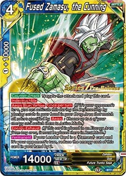 Fused Zamasu, the Cunning — Assault of the Saiyans Pre-Release Cards card