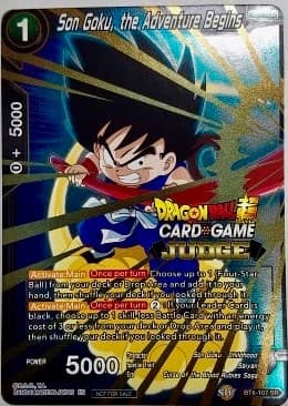 Son Goku, the Adventure Begins — Judge Promotion Cards card
