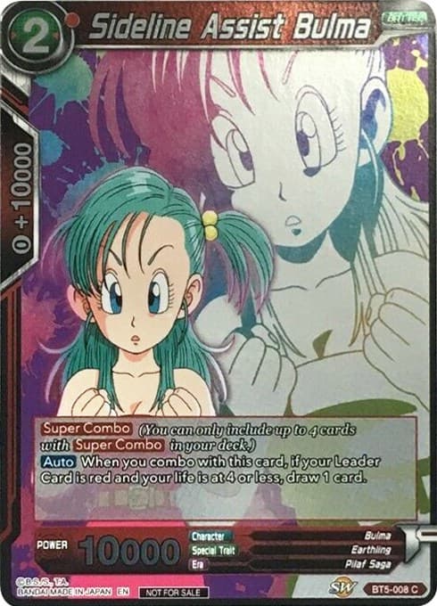 Sideline Assist Bulma (Event Pack 4) — Promotion Cards card