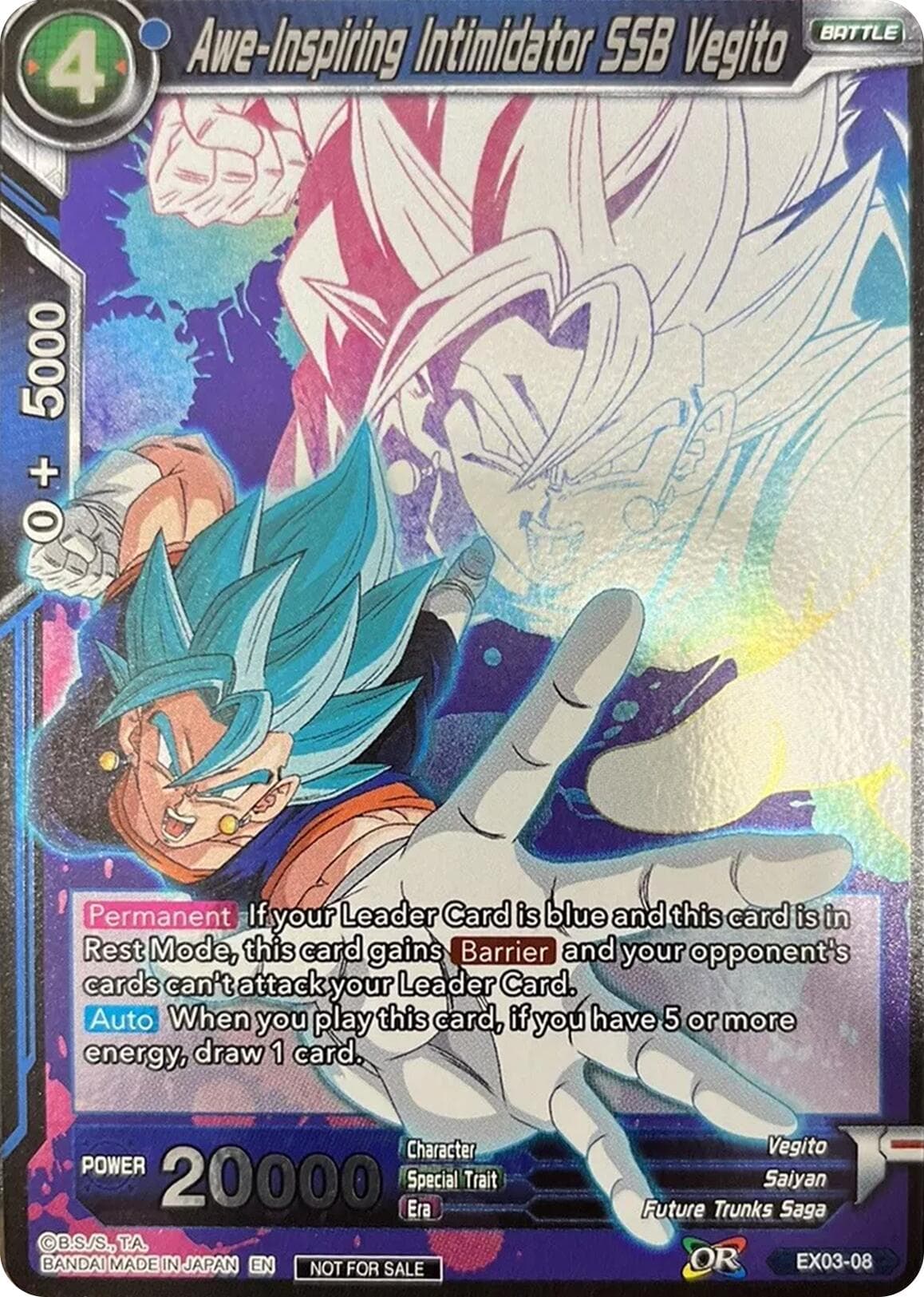 Awe-Inspiring Intimidator SSB Vegito (Event Pack 4) — Promotion Cards card