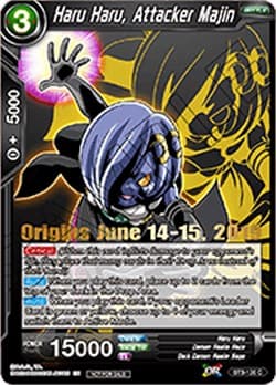 Haru Haru, Attacker Majin (Origins 2019) — Tournament Promotion Cards card