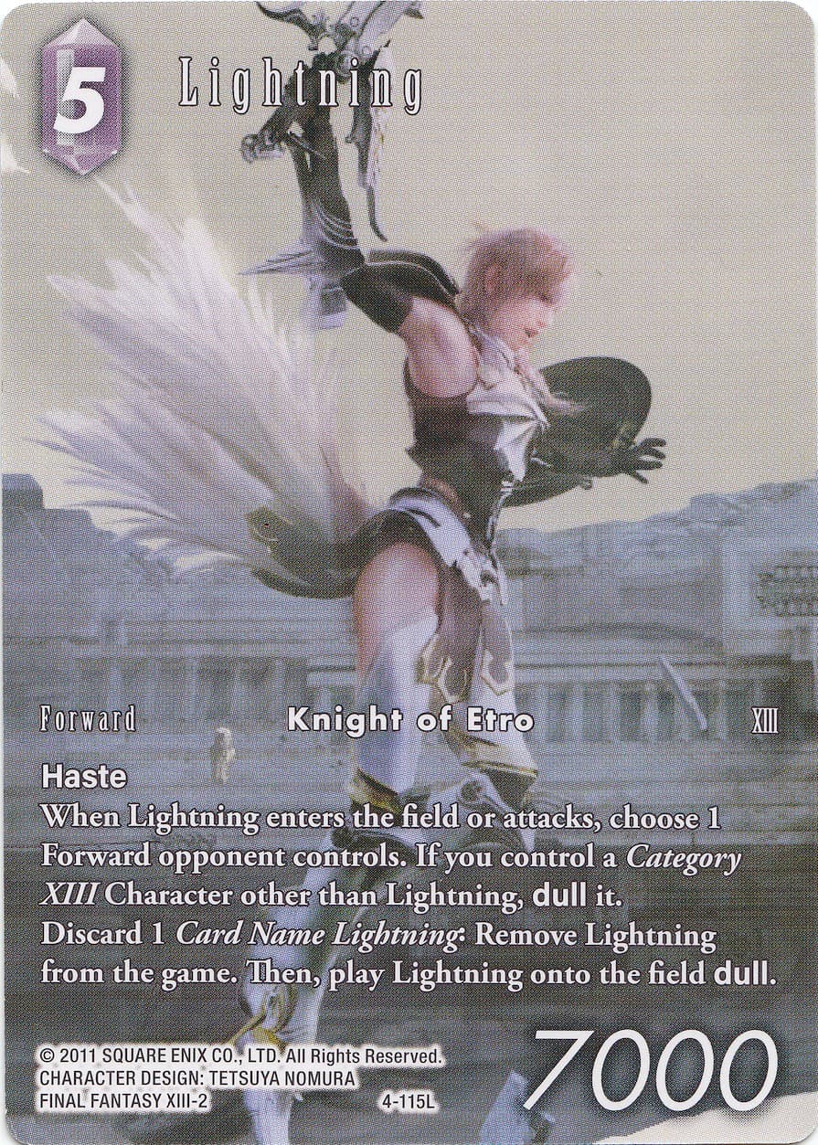 Lightning - 4-115L (Full Art) — Deck Exclusive Cards card