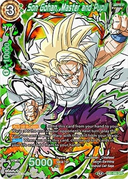 Son Gohan, Master and Pupil — Draft Box 04 - Dragon Brawl card