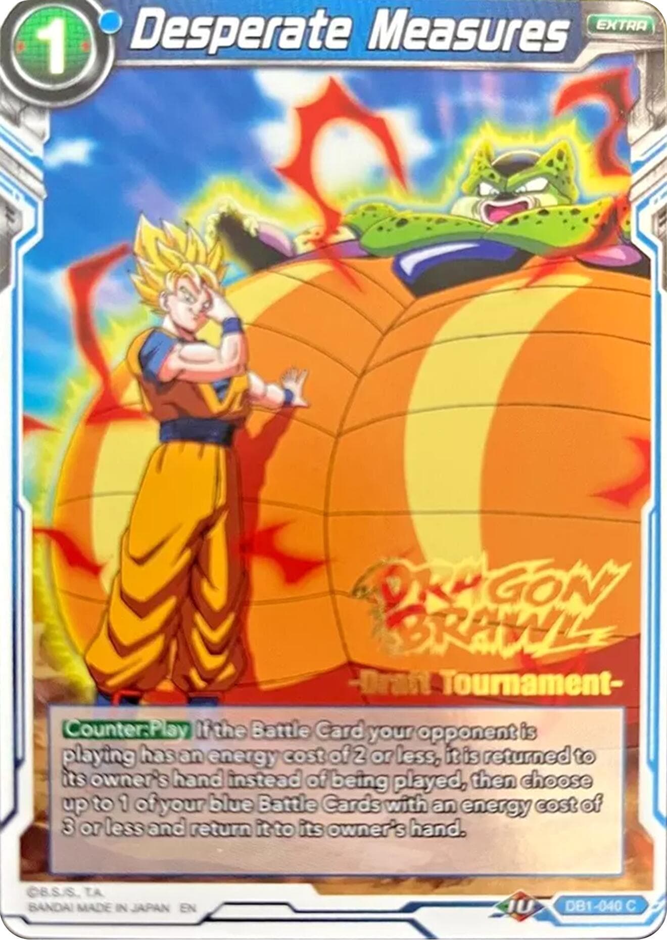 Desperate Measures (Dragon Brawl Draft Tournament Gold Stamped) — Promotion Cards card