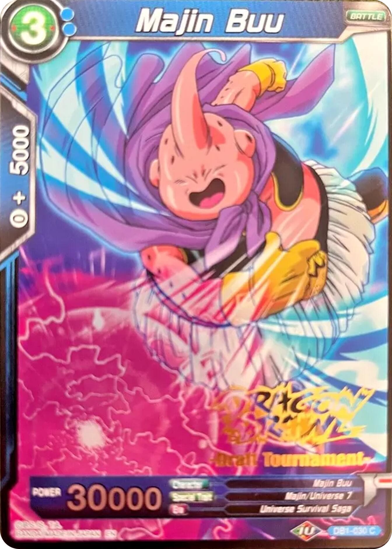 Majin Buu (Dragon Brawl Draft Tournament Gold Stamped) — Promotion Cards card