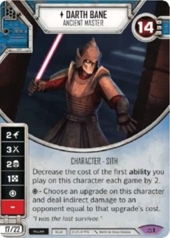 Darth Bane - Ancient Master — Covert Missions card
