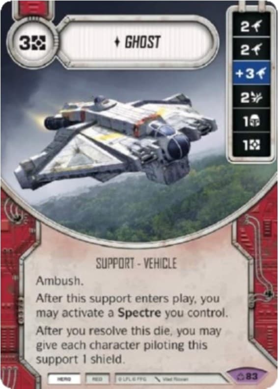 Ghost — Covert Missions card