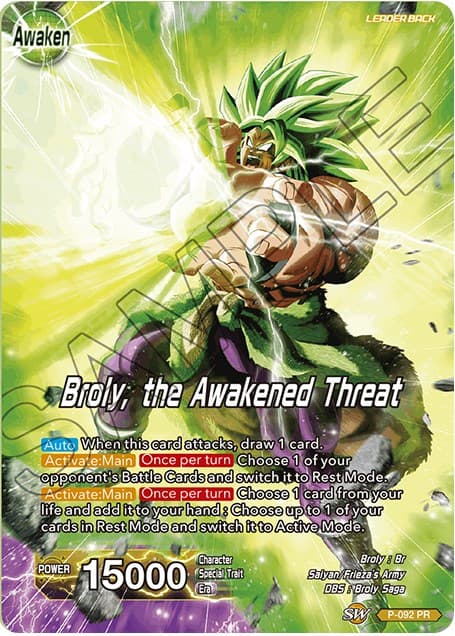 Broly // Broly, the Awakened Threat — Expansion Deck Box Set 08: Magnificent Collection - Forsaken Warrior card