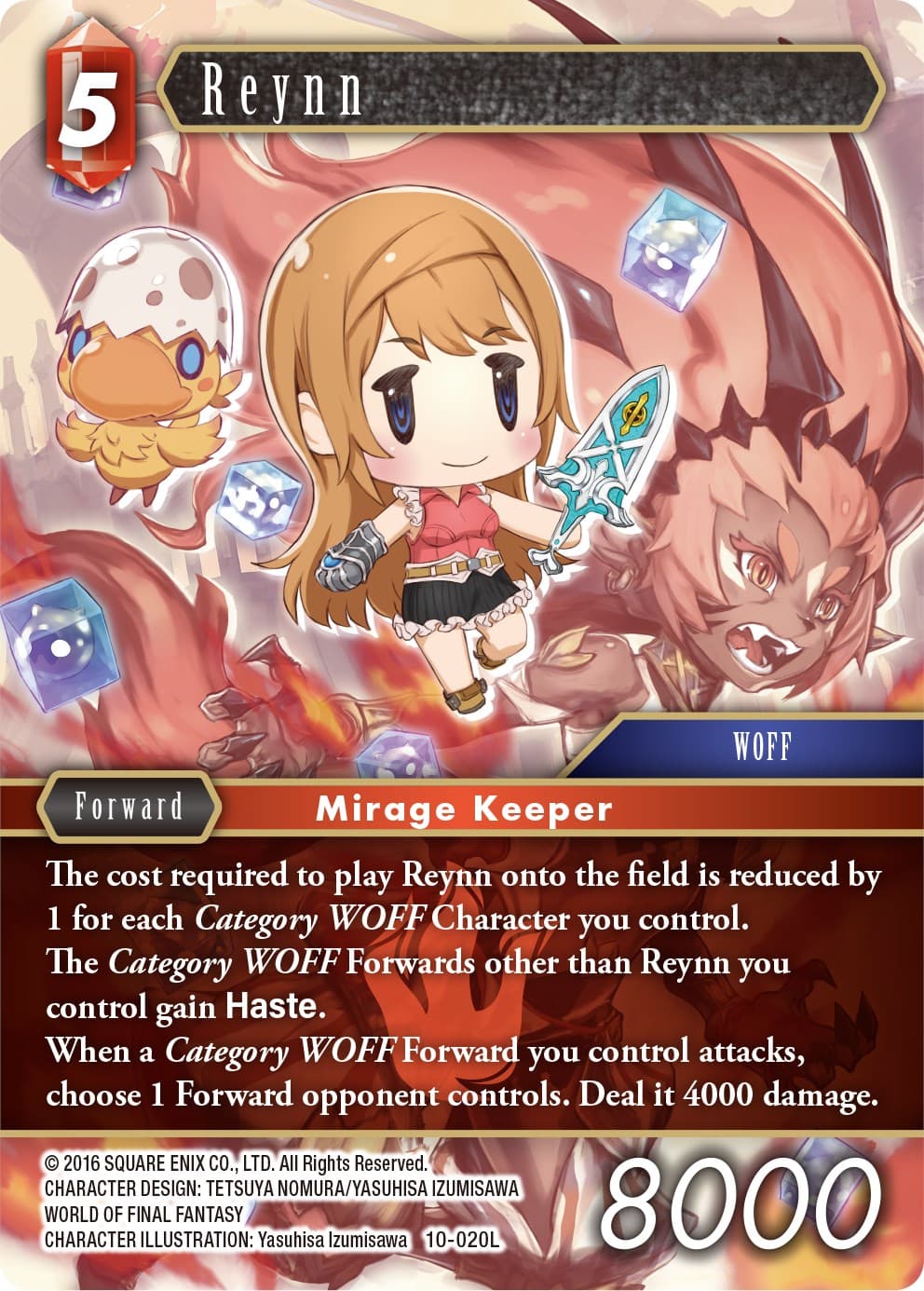 Reynn — Opus X card