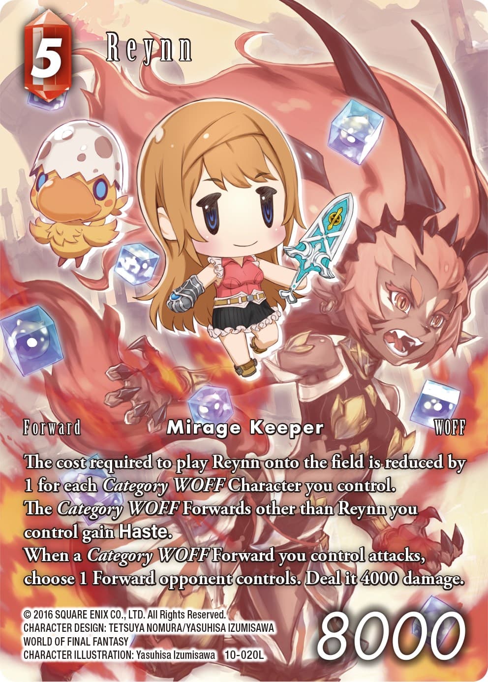 Reynn (Full Art) — Opus X card