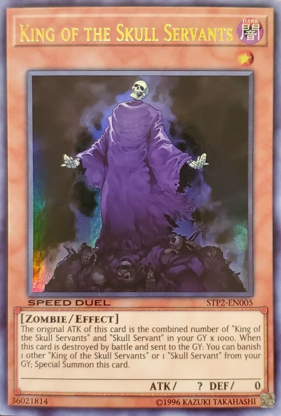 King of the Skull Servants — Speed Duel: Tournament Pack 2 card