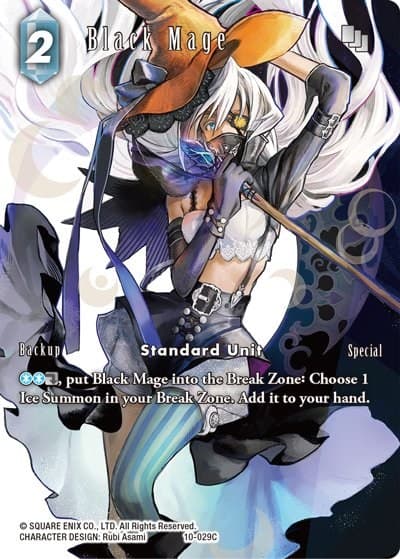 Black Mage (Full Art) — Opus X card
