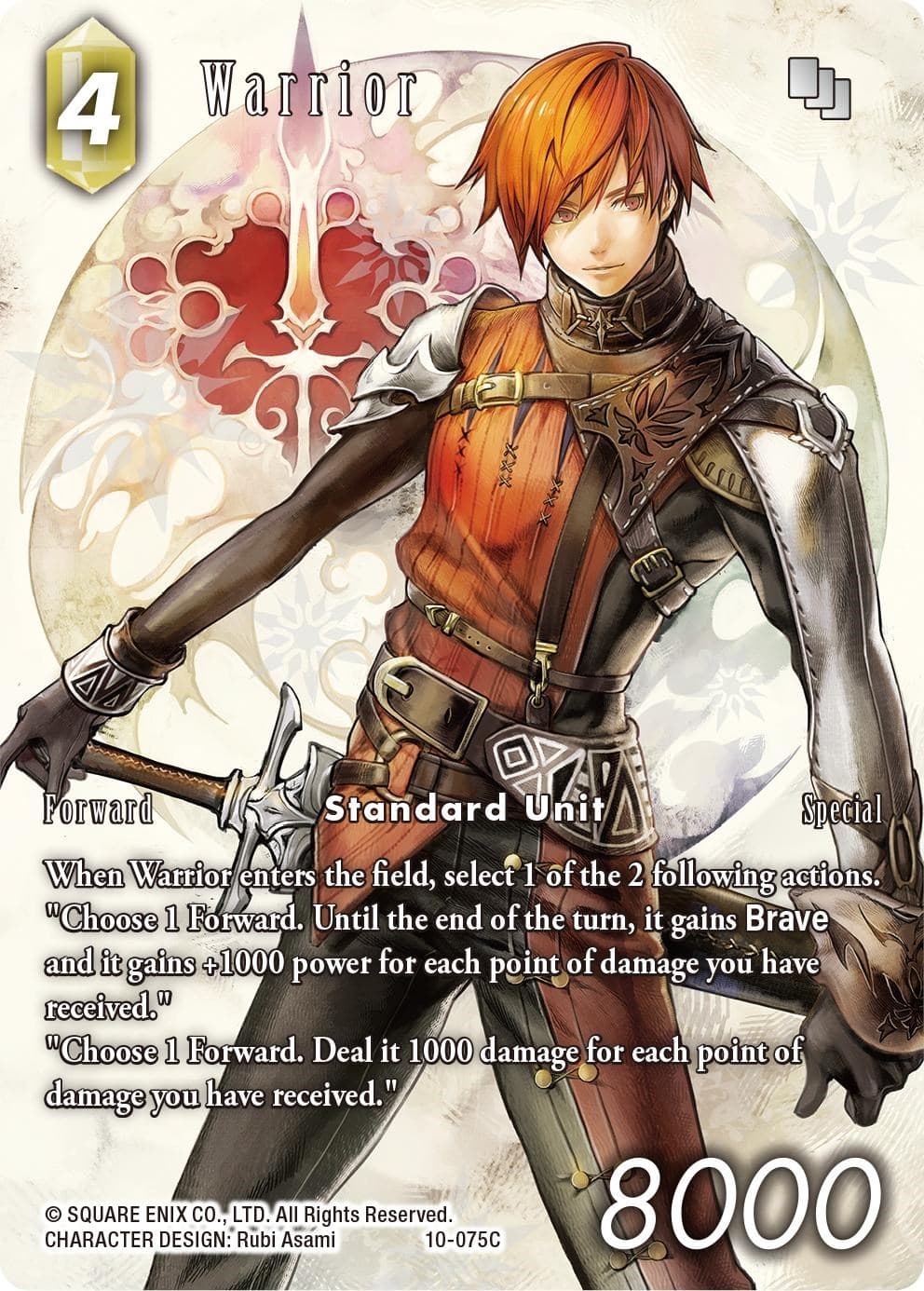 Warrior (Full Art) — Opus X card