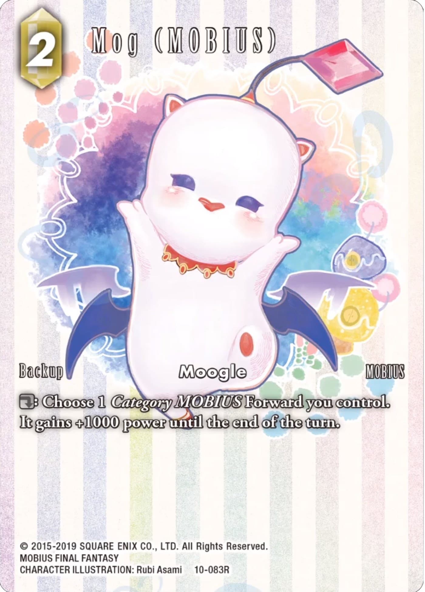 Mog (MOBIUS) (Full Art) — Opus X card