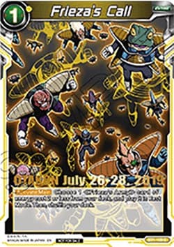 Frieza's Call (OTAKON 2019) — Promotion Cards card