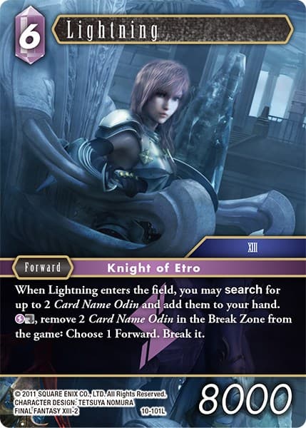 Lightning — Opus X card
