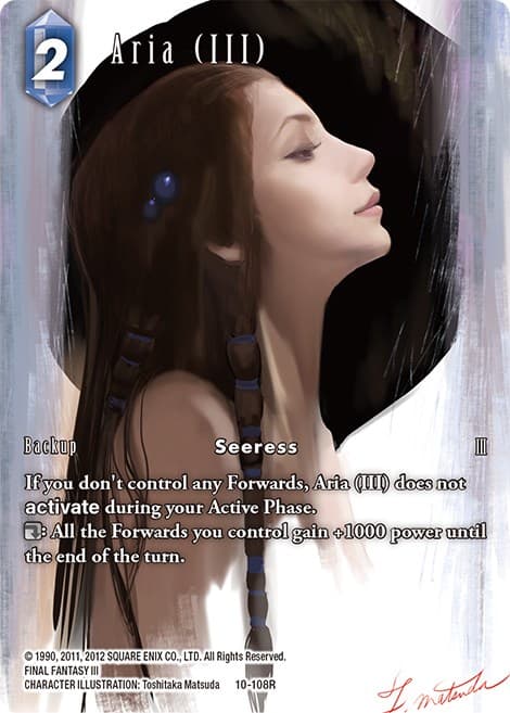 Aria (III) (Full Art) — Opus X card