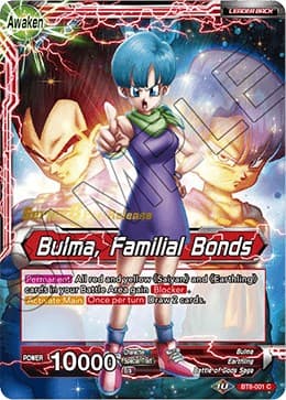 Bulma // Bulma, Familial Bonds — Malicious Machinations Pre-Release Cards card