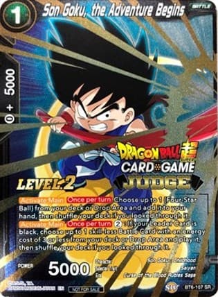 Son Goku, the Adventure Begins (Level 2) — Judge Promotion Cards card