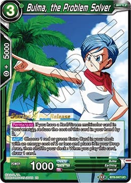 Bulma, the Problem Solver — Malicious Machinations Pre-Release Cards card