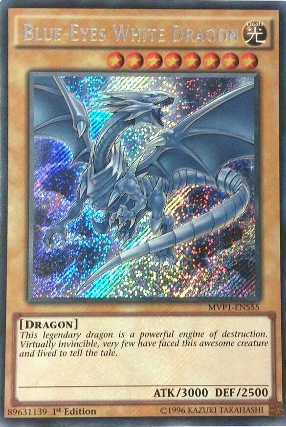 Blue-Eyes White Dragon — The Dark Side of Dimensions Movie Pack: Secret Edition card