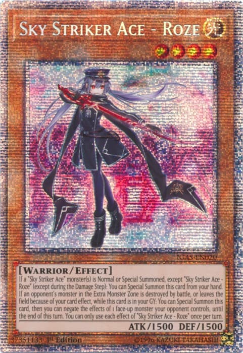 Sky Striker Ace - Roze (Starlight Rare) — Ignition Assault card