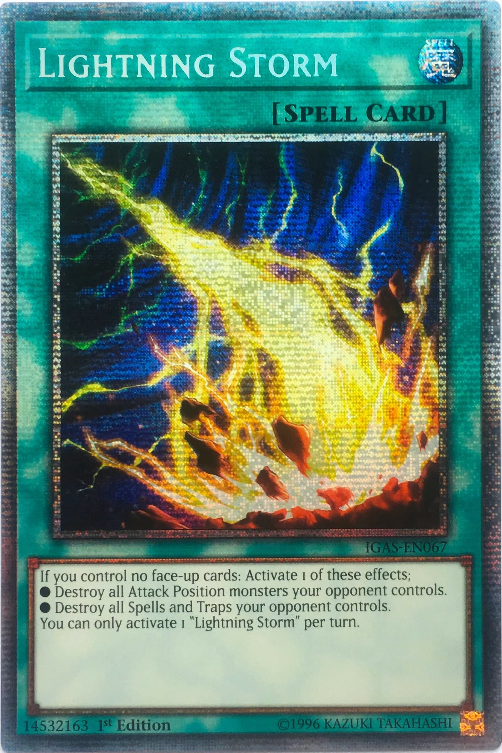 Lightning Storm (Starlight Rare) — Ignition Assault card