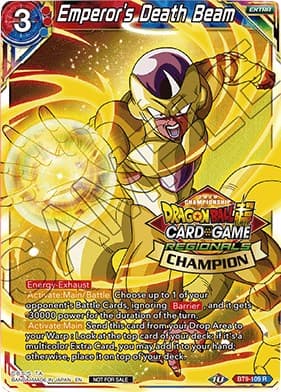 Emperor's Death Beam (Regional Championship 2020) — Tournament Promotion Cards card