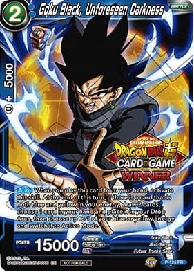 Goku Black, Unforeseen Darkness (Regional Championship 2020) — Tournament Promotion Cards card