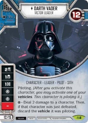 Darth Vader - Victor Leader — Covert Missions card