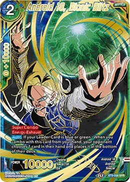 Android 18, Bionic Blitz (SPR) — Universal Onslaught card
