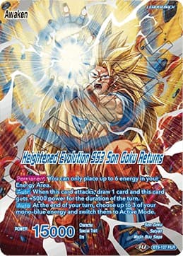 Son Goku // Heightened Evolution SS3 Son Goku Returns — Universal Onslaught card