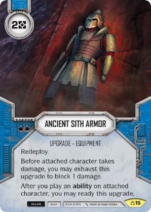 Ancient Sith Armor — Covert Missions card