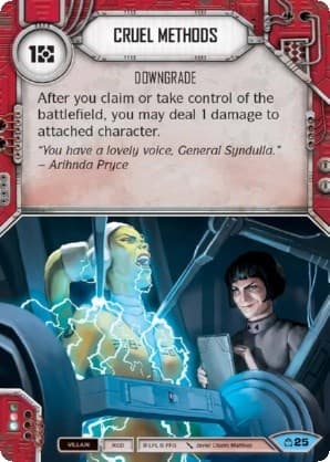 Cruel Methods — Covert Missions card