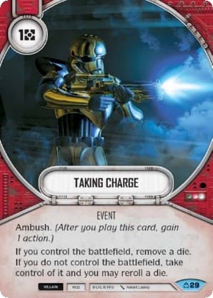 Taking Charge — Covert Missions card