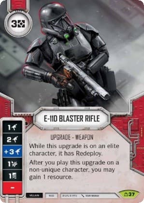 E-11D Blaster Rifle — Covert Missions card