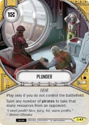 Plunder — Covert Missions card