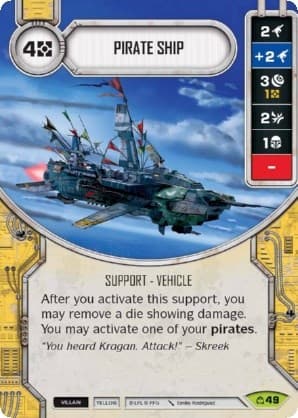 Pirate Ship — Covert Missions card