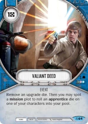 Valiant Deed — Covert Missions card
