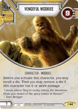 Vengeful Wookiee — Covert Missions card