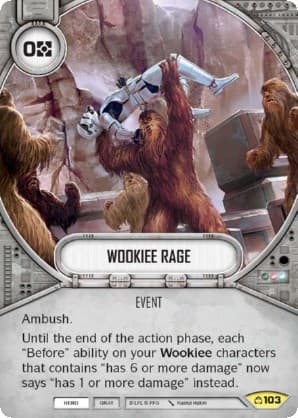 Wookiee Rage — Covert Missions card