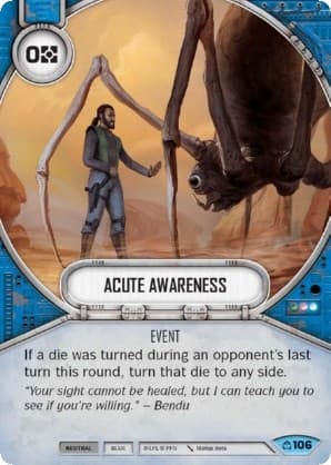 Acute Awareness — Covert Missions card