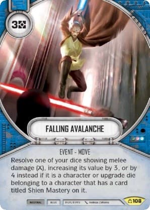 Falling Avalanche — Covert Missions card