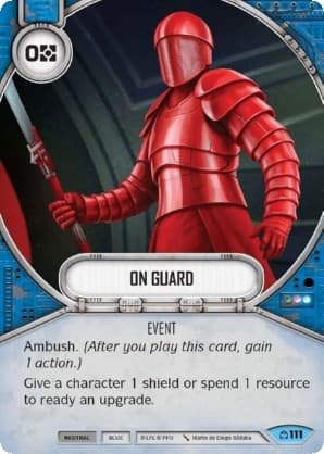 On Guard — Covert Missions card
